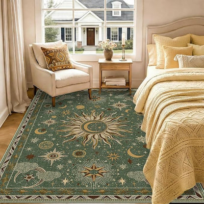 Vacuum-Friendly, 5x7 Washable Area Rug - Image 3