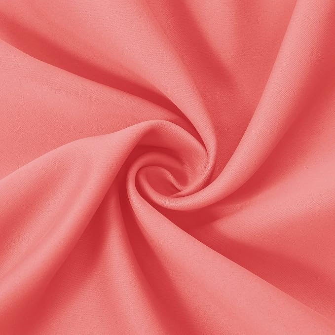 Blackout Curtains 52 x 84 inch/Coral Curtains Set of 2 Panels/Thermal Insulated - Image 6