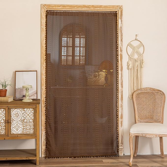 Sutuo Home Dark Coffee Door Curtain by SutuoHome