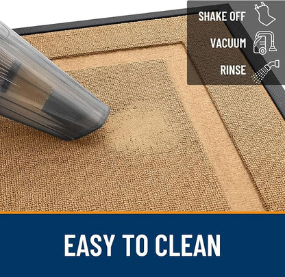 OLANLY Front Door Mat Outside 47x17, All-Season Heavy-Duty Rubber Doormat | - Image 5