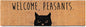 Welcome Peasants Cat Doormat 50x15 Inch, Long by MainEventUSA