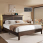 Lifezone Wood Queen Bed, Solid Wood Bed by Lifezone