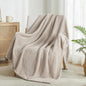 Exclusivo Mezcla Large Waffle Fleece Throw Blanket by ExclusivoMezcla
