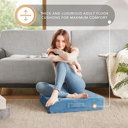 Codi Floor Cushions for Adults, Large Meditation Pillows - Image 6