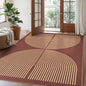 Lahome Modern Rainbow Easy Jute Outdoor Rug 5x7 by Lahome
