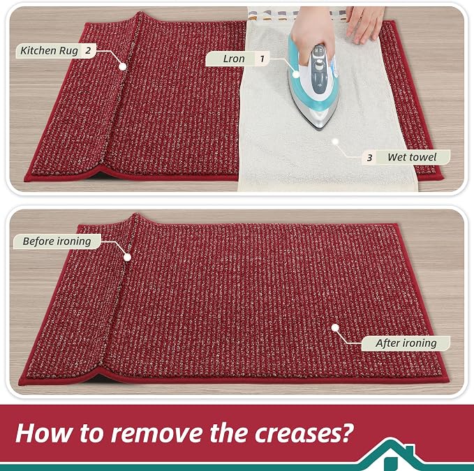 BEQHAUSE Kitchen Runner Rugs 24"x60", Kitchen Mats - Image 9