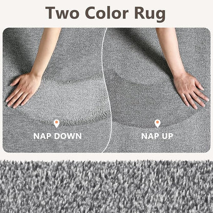 2x6 Grey Runner Rug Washable Non-Slip Soft - Image 9