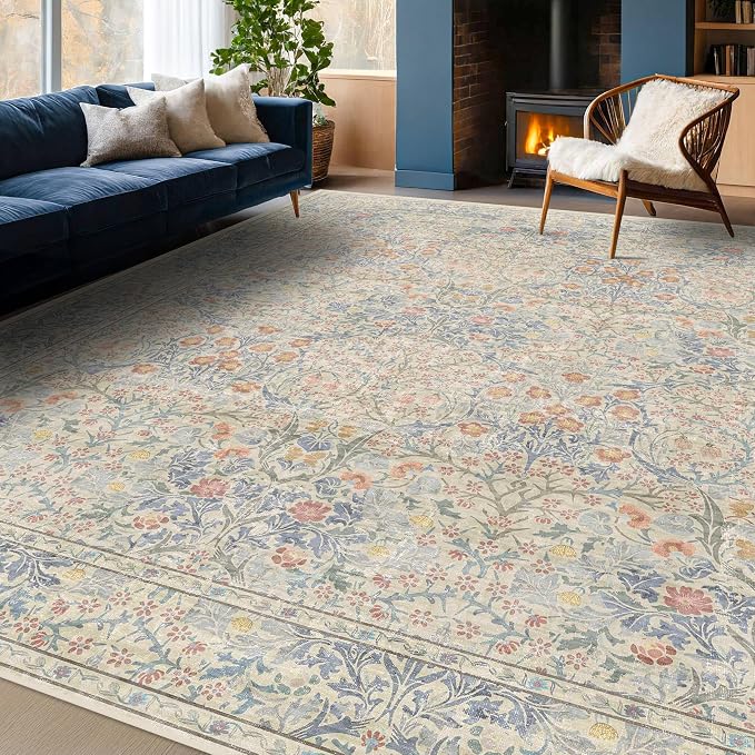 7x10 Washable Rug for Living Room - Image 8