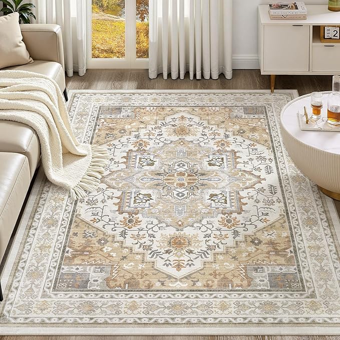 UERMEI 5x7 Area Rug for Living Room - Image 2