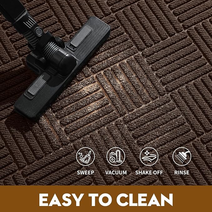 Front Door Mat, Heavy Duty Waterproof Doormat 47.5"x35.5", Stain Fade Resistant - Image 6