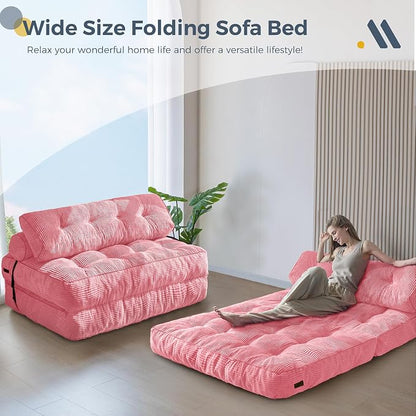 MAXYOYO Folding Sofa Bed, Convertible Sleeper Chair - Image 7