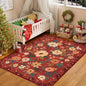 DUKINO 3x5 Area Rug, Floral Washable Rug by DUKINO