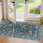 DUKINO 2x4 Rug for Entryway, Animal Washable Runner Rug for Kitchen, Low Pile by DUKINO