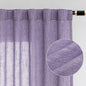 MYSKY HOME Boho Curtains 90 Inch Long Farmhouse Living Room Curtain Drapes by MYSKYHOME