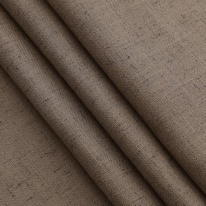 Light Brown Linen Curtains 96 Inches Long - Image 7