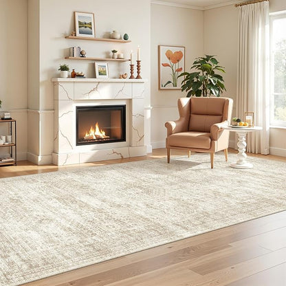 4x8 Rug Non Slip, Washable Hallway Runner Rug, Nursery Room, Soft Runner Rug - Image 3