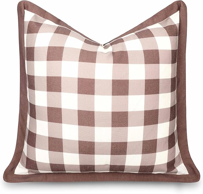 Crumbs Home Modern Farmhouse California Casual Indoor Outdoor Throw Pillow Cover by CRUMBSHOME