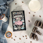 Bones Coffee Company Cookies 'N Dreams, Cookie and Cream Flavored Coffee Pods, Low Acid Medium Roast Single-Serve Bones Cups, Compatible with K-Cups Brewers Coffee Maker, 12 Count
