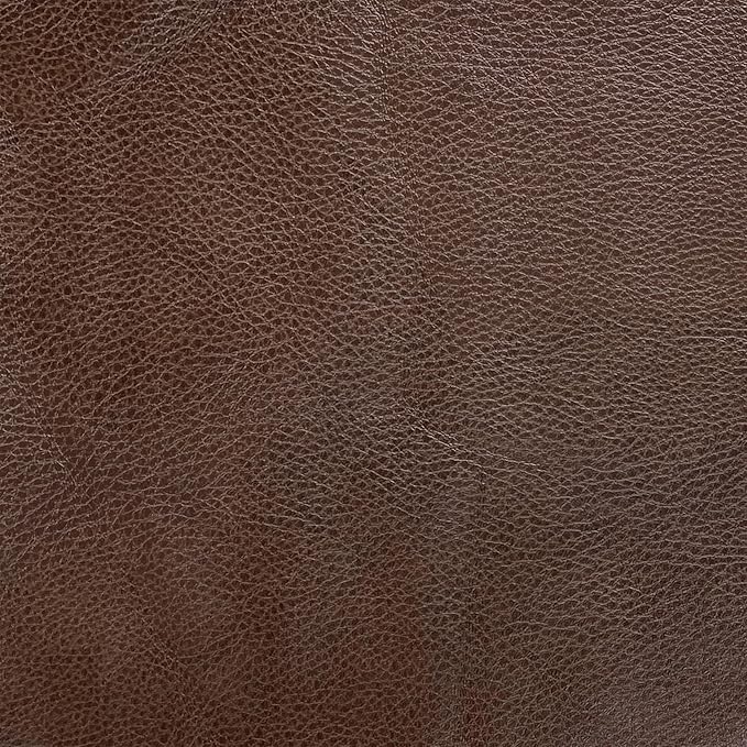 HomePop - Dinah 24" Storage Ottoman- Brown Faux Leather - Image 8