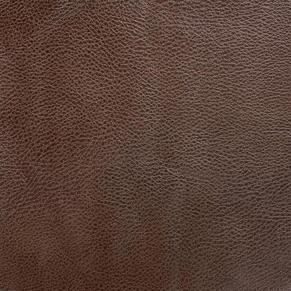 HomePop - Dinah 24" Storage Ottoman- Brown Faux Leather - Image 8