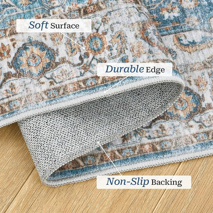Madane Washable Runner Rugs 2x12 Long - Image 4