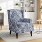Pia Ricco High Back Floral Accent Chair by PiaRicco