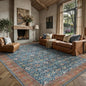 6x9 Area Rugs - Washable Vintage Retro Living Room Rug, Soft Ultra Thin Non by Yarooge