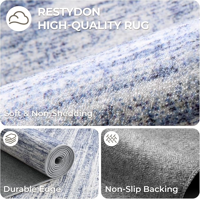 2x10 Runner Rug Non Slip, Washable Hallway Runner Rug, Laundry Room, Soft - Image 7