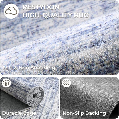 2x6 Runner Rug Non Slip, Washable Hallway Runner Rug, Nursery Room, Soft Runner - Image 7