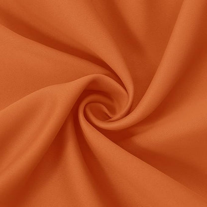 Blackout Curtains 66 x 84 inch/Orange Curtains Set of 2 Panels/Thermal - Image 5