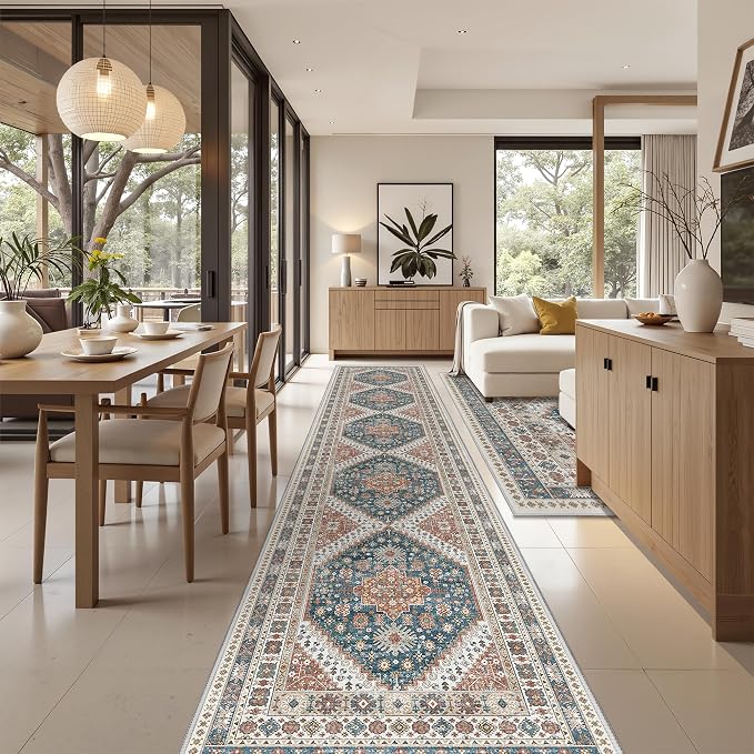 Washable Runner Rug 2.5x16, Non-Slip Long Kitchen Rugs, Soft Hallway Runner - Image 5