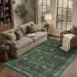 Schweek Green 6x9 Area Rug Non-Slip Washable Neutral Rugs by Schweek