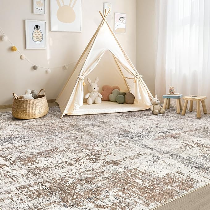 UERMEI 5x7 Washable Area Rug - Image 4
