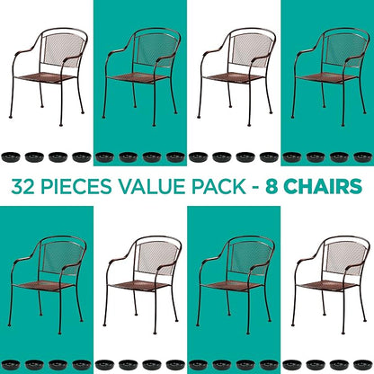Wrought Iron Patio Furniture Feet Caps - Image 5