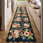 DUKINO 2x7 Runner Rug for Hallway, Floral Washable Kitchen Rug, Stain Resistant by DUKINO