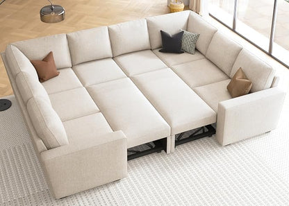 HONBAY Sleeper Sectional Couch by HONBAY