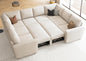 HONBAY Sleeper Sectional Couch by HONBAY