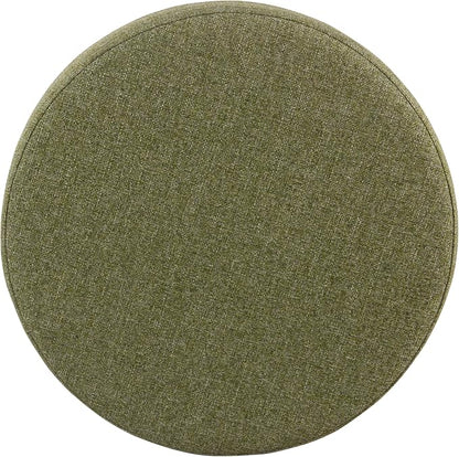 Homepop Home Decor | Upholstered Round Storage Ottoman | Ottoman - Image 8