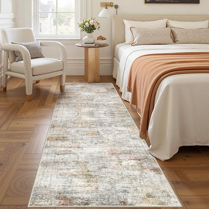 2'6 x 8' Runner Rug Non Slip, Washable Kitchen Rugs, Nursery Room, Soft Runner - Image 4