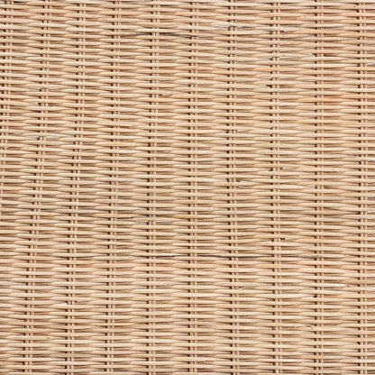 Bali & pari Farica Modern Bohemian Natural Rattan and Mahogany Accent Bench - Image 8