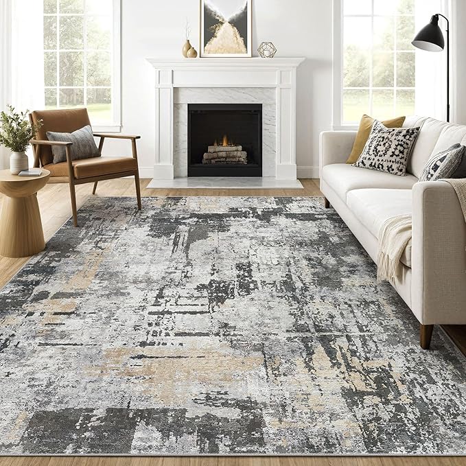 LOONGRUG 7x10 Area Rug Washable Large Neutral Modern Living Room Rugs | by LOONGRUG