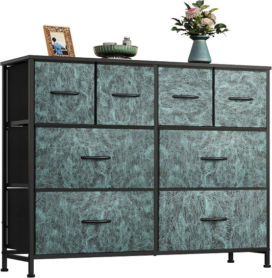 WLIVE Dresser for Bedroom with 8 Drawers, Wide Fabric Dresser for Storage and by WLIVE