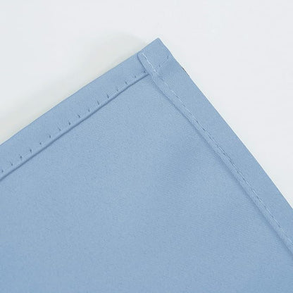 Blackout Curtains 52 x 45 inch/Sky Blue Curtains Set of 2 Panels/Thermal - Image 8