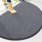 OLANLY Half Circle Front Door Mat 47x32, Waterproof Heavy-Duty Doormat | Grey by OLANLY