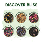 BREWIX, Discover Bliss Premium Assorted Tea Gift Set for Women (6 Premium Teas / 75+ Cup) | Tea Gift Sets For Tea Lover | Tin Caddy Presentation Box | Gifts for Her | Gifts for Women