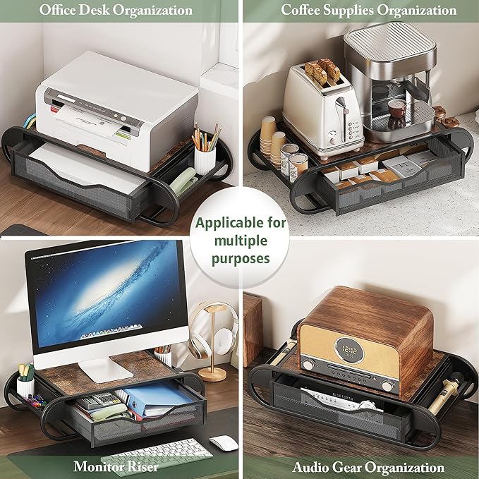 Coffee Pod K Cups Holder Organizer with Drawer On Counter For Coffee Station Bar Storage Desk Oganization