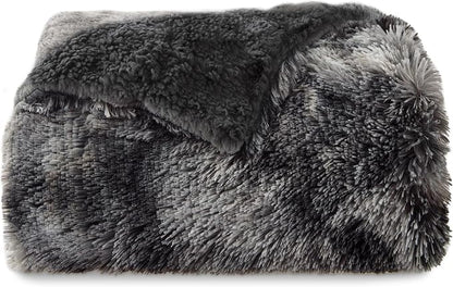 Bedsure GentleSoft Fluffy Black Blanket Cozy Gifts - Image 7