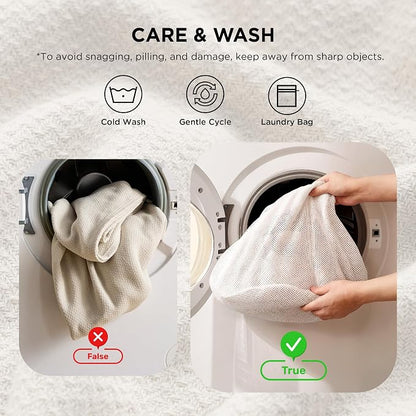 Bedsure GentleSoft 100% Cotton Large Throw Blanket - Image 7