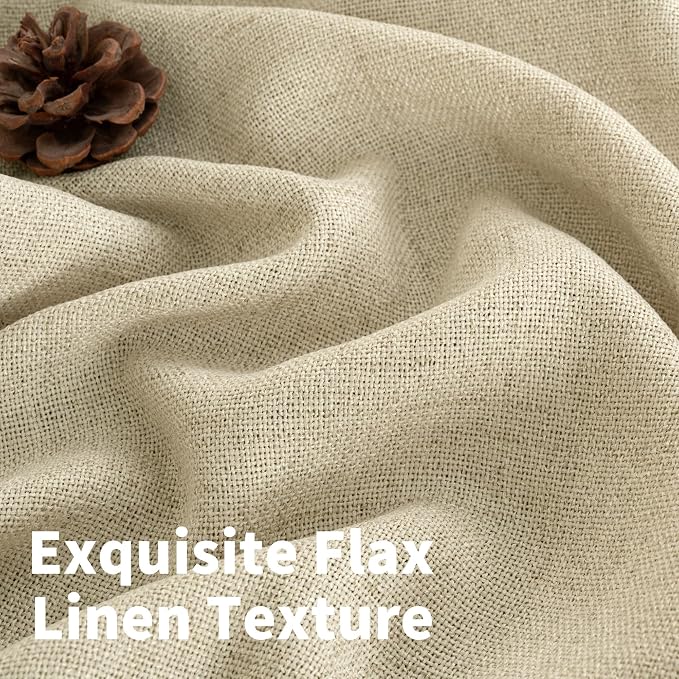 YoungsTex Linen Curtains 72 Inch Length - Image 3