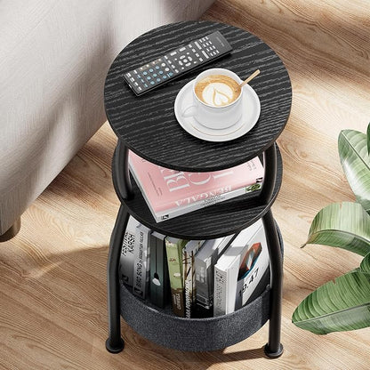 Small Round Side Table for Living Room - Image 7